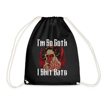Satan Belzébuth Diable Gothique Pentagramme Mystique - Sac de sport léger - noir - Devant