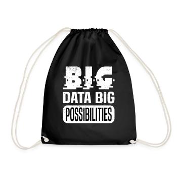 Internet Des Objets IOT Programmeur Admin IT - Sac de sport léger - noir - Devant