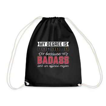 Sciences médico-légales Mon diplôme est Forensic Crime Scene - Sac de sport léger - noir - Devant