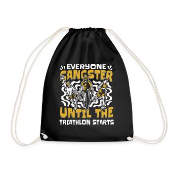 Everyone Gangster Until The Start Training Profi - Turnbeutel - Schwarz - Vorne