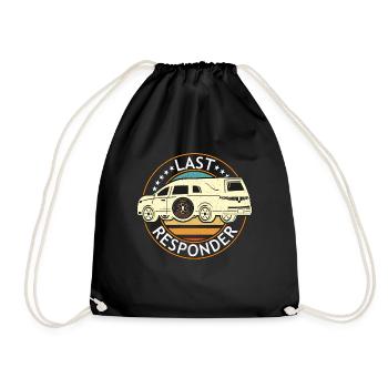 Embalmer Last Responder Retro Mortician Embalmers - Drawstring Bag - black - Front
