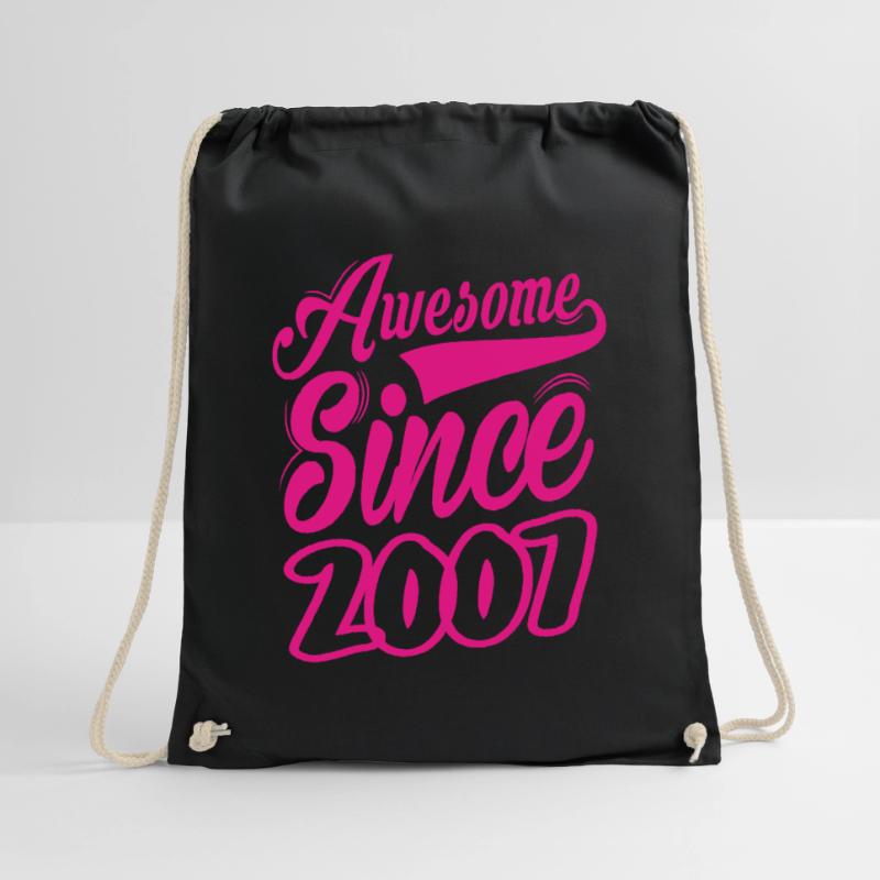 Awesome Since 2007 Drawstring Bag