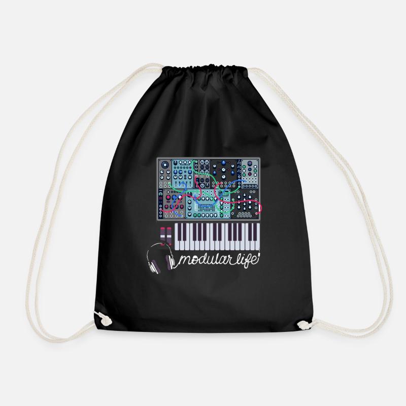 Synthétiseur musical électronique Modular Life - Sac de sport léger - noir