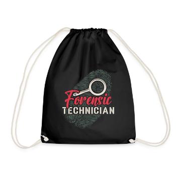 Sciences judiciaires Technicien judiciaire en criminologie - Sac de sport léger - noir - Devant
