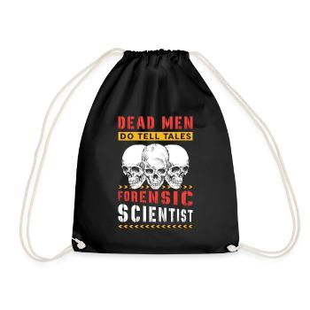 Sciences médico-légales Les morts racontent des histoires Médecine légale - Sac de sport léger - noir - Devant