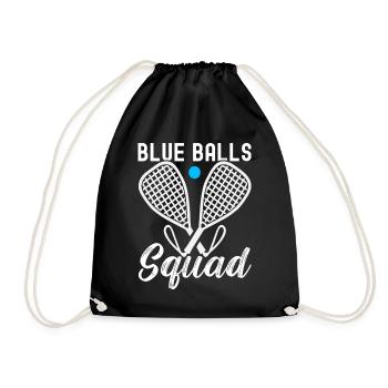 Joueur de racquetball - Sac de sport léger - noir - Devant