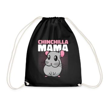 Chinchilla Mama Longhair Shorttail Longtail - Sac de sport léger - noir - Devant