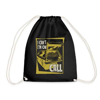 Embalmer I Can't I'm On Call Funeral Embalmers - Drawstring Bag - black - Front