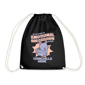 Emotional Breakdown Place Longhair Shorttail - Drawstring Bag - black - Front