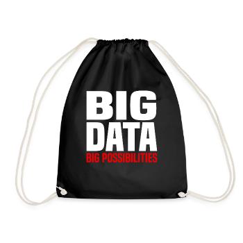 Internet Of Things IOT Programmer Admin IT - Drawstring Bag - black - Front