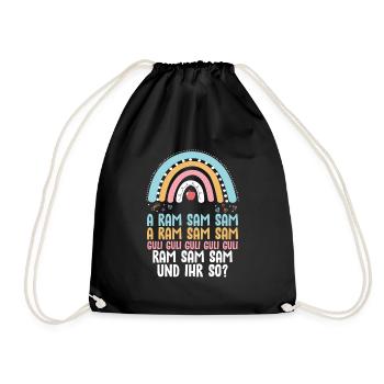 Aramsam, Guli Gulli, nursery rhyme, teacher, educator - Drawstring Bag - black - Front