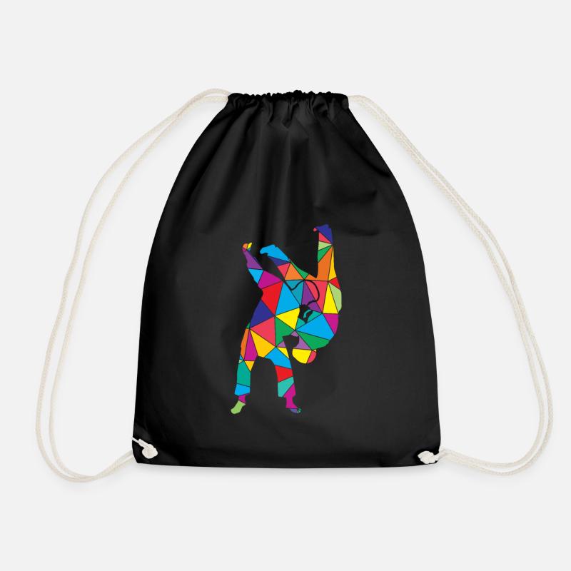 Judo Polygon Judoka Trainer - Turnbeutel - Schwarz