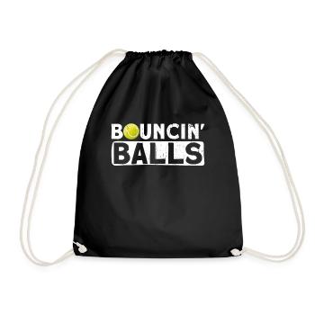 Bouncin' Balls - Tennis amusant - Sac de sport léger - noir - Devant