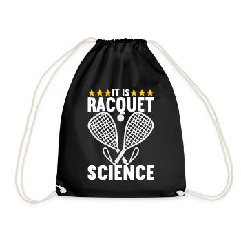 Joueur de racquetball - Sac de sport léger - noir - Devant