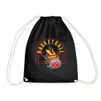 Entraîneur de basket-ball Équipe de joueurs de basket-ball - Sac de sport léger - noir - Devant
