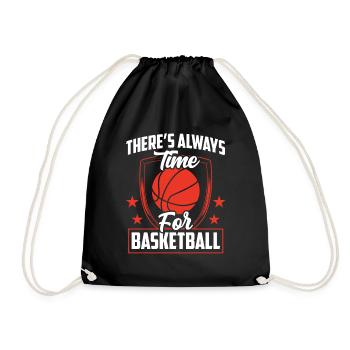 C’est toujours l’heure pour les joueurs de l’équipe de basketball - Sac de sport léger - noir - Devant