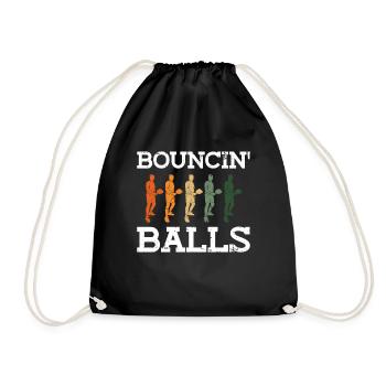 Bouncin' Balls - Lustiger Pickleball - Sac de sport léger - noir - Devant