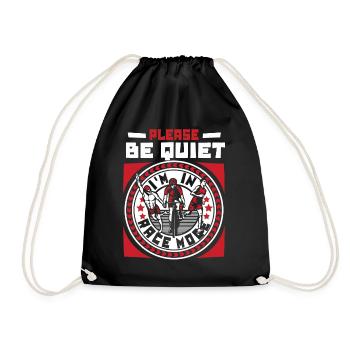 I'm In Race Mode Triathlete Training Triathlon Bike - Drawstring Bag - black - Front