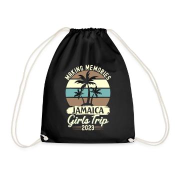Friends Vacation Girl Weekend Jamaica Girls Trip - Sac de sport léger - noir - Devant