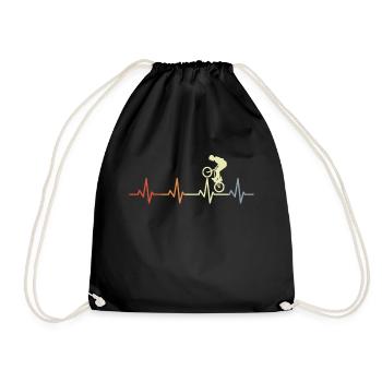 BMX Heartbeat Vintage - Sac de sport léger - noir - Devant
