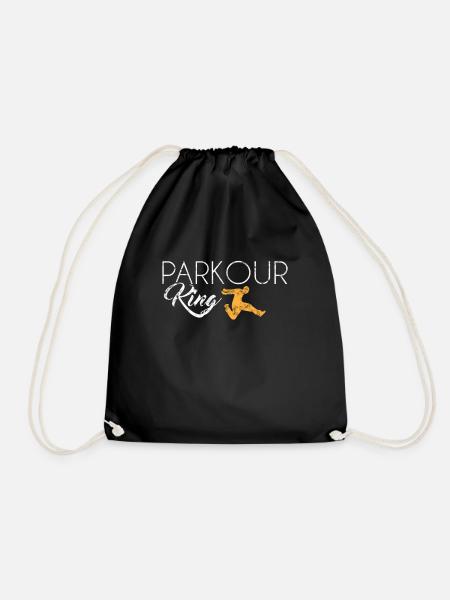 Parkour King - Turnbeutel - Schwarz