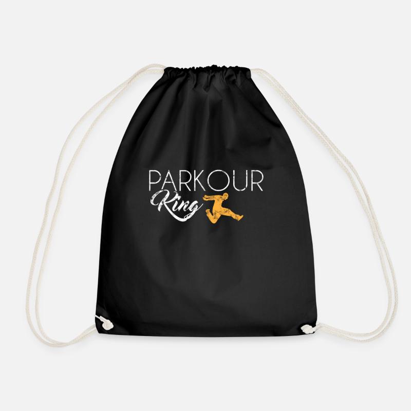 Parkour King - Turnbeutel - Schwarz