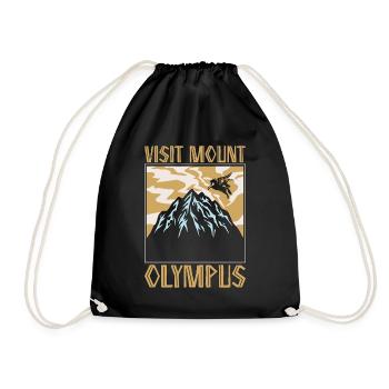 Mythologie grecque Visitez le mont Olympe Grèce antique - Sac de sport léger - noir - Devant