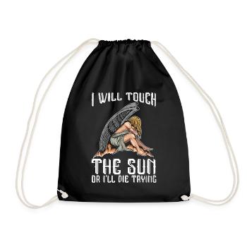 Mythologie grecque Je toucherai le soleil Dieu antique - Sac de sport léger - noir - Devant