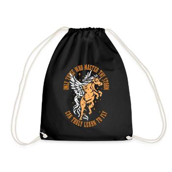 Greek Mythology Only Those Who Master Ancient God - Drawstring Bag - black - Front