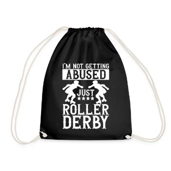 Roller derby - Drawstring Bag - black - Front