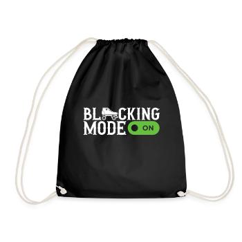 Roller derby - Drawstring Bag - black - Front