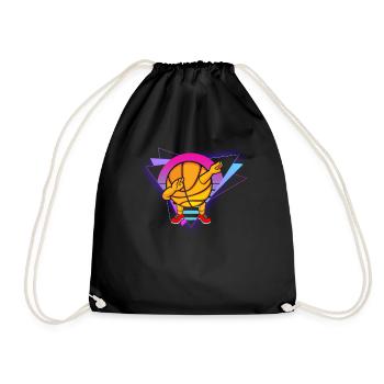 Vaporwave Basketball - Sac de sport léger - noir - Devant