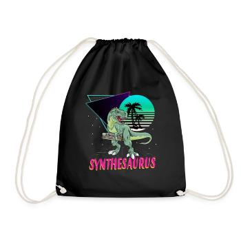 Synthesaurus T-Rex Synthétiseur à clavier - Sac de sport léger - noir - Devant