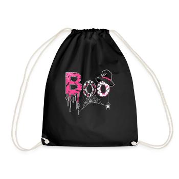 Boo Ghost Scary Trick ou Treat Halloween - Sac de sport léger - noir - Devant