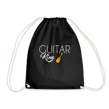 Roi de la guitare - Sac de sport léger - noir - Devant