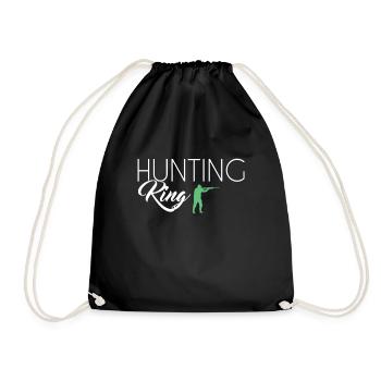Roi de la chasse - Sac de sport léger - noir - Devant