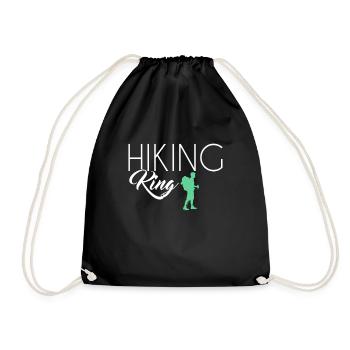Hiking King - Turnbeutel - Schwarz - Vorne