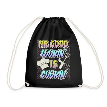 Cuisinier, papa-papa-papa, fête des pères fête des pères - Sac de sport léger - noir - Devant