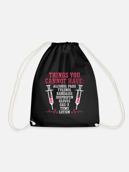 Correctional Nurse Things You Cannot Prison Nurse - Turnbeutel - Schwarz