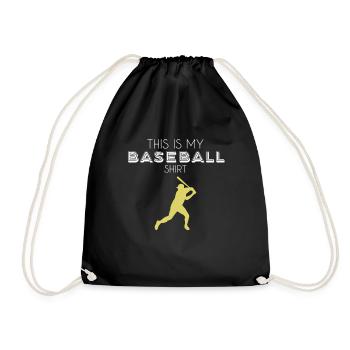 Chemise de baseball - Sac de sport léger - noir - Devant