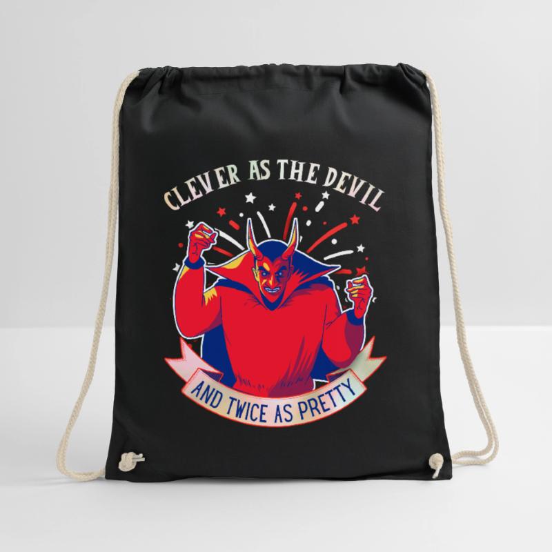 Devil-Devil drôle de dicton, style comique Sac de sport léger