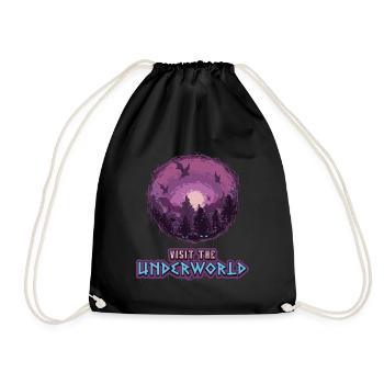 Greek Mythology Visit The Underworld Ancient Gods - Drawstring Bag - black - Front