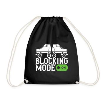 Roller derby - Drawstring Bag - black - Front