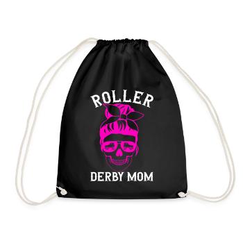 Roller derby - Drawstring Bag - black - Front
