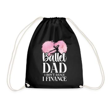 Ballet Danseuse Danse Ballerine - Sac de sport léger - noir - Devant