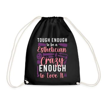 Cute Licensed Esthetician Skincare - Turnbeutel - Schwarz - Vorne