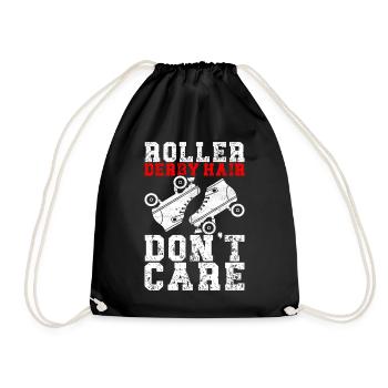 Roller derby - Drawstring Bag - black - Front