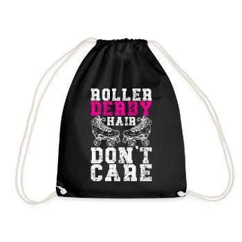 Roller derby - Drawstring Bag - black - Front