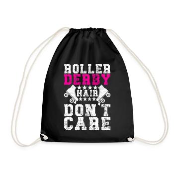 Roller derby - Drawstring Bag - black - Front
