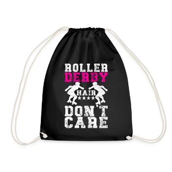 Roller derby - Drawstring Bag - black - Front